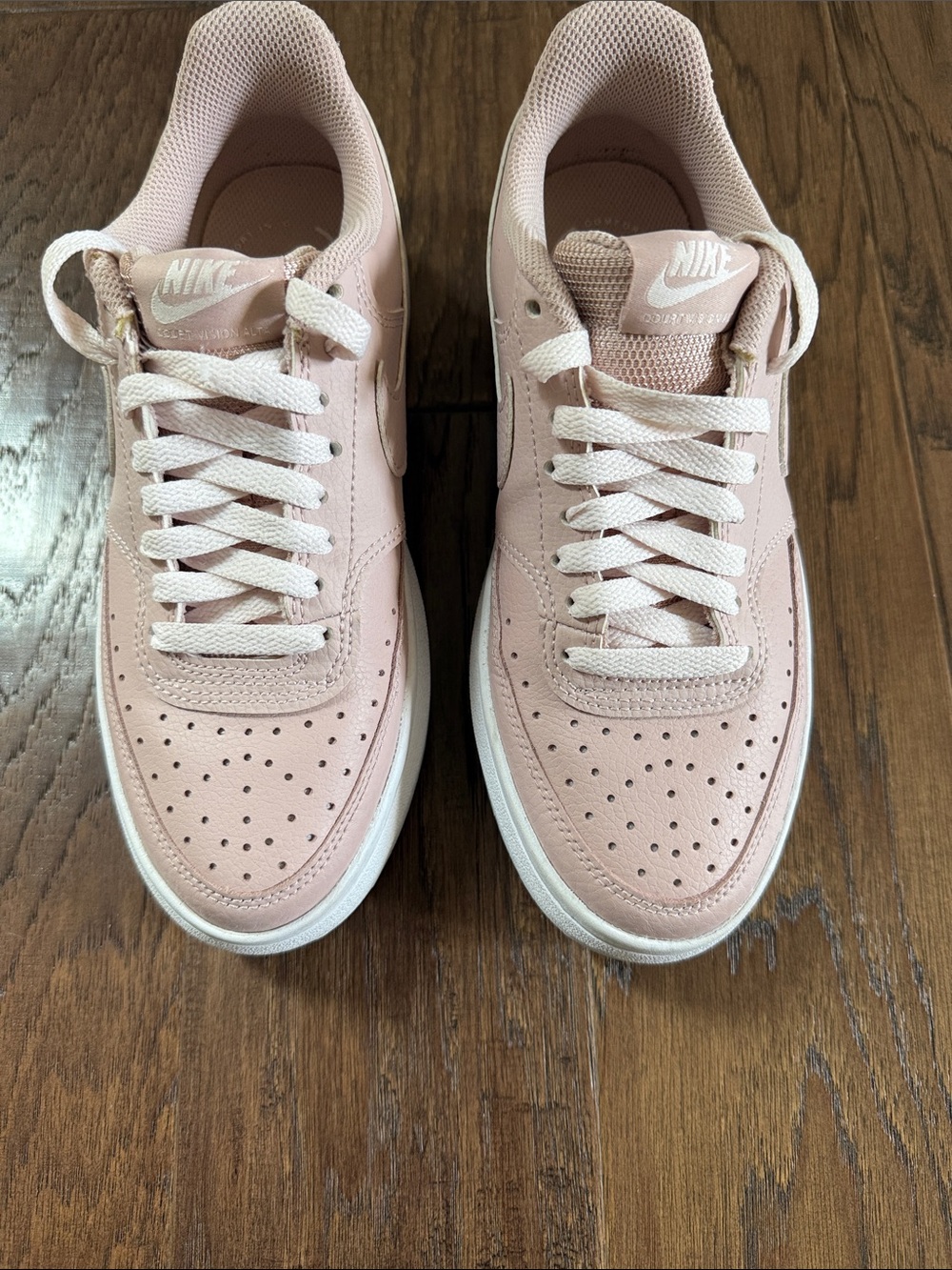 Nike Air Force One platform Oxford Pink